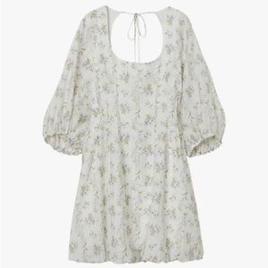 Brock Collection x H&M White/Floral Dress, Size XS, NWT